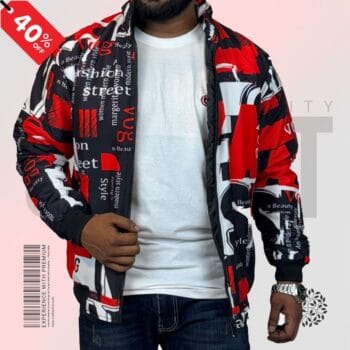 Code: S-407(Red) | Premium Pedding Jacket for Men’s