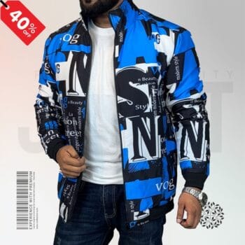 Code: S-407(Blue) | Premium Pedding Jacket for Men’s