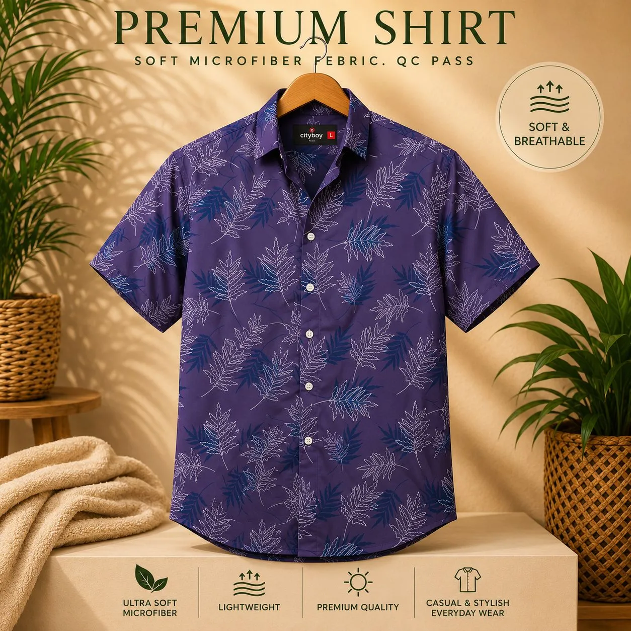 Premium Half Sleeve Printed Shirt For Men SH-706 (1)