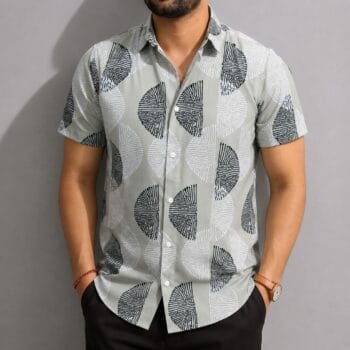 Premium Half Sleeve Printed Shirt For Men — SH-704