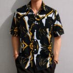 Premium Half Sleeve Printed Shirt For Men — SH-708