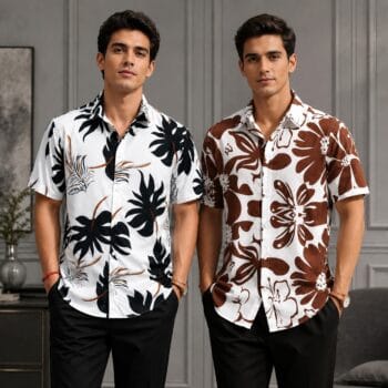 Combo8 - Premium Half Sleeve Printed Shirt (702 & 705)